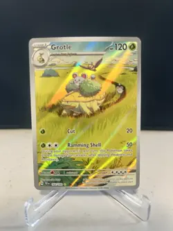 Grotle 164/162 Illustration Rare Pokemon Temporal Forces IR Full Art Holo NM - Image 1