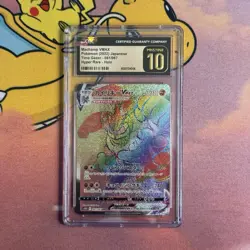 CGC Pristine 10 Machamp VMAX 081/067 Hyper Rare Pokemon Card Time Gazer - Image 1