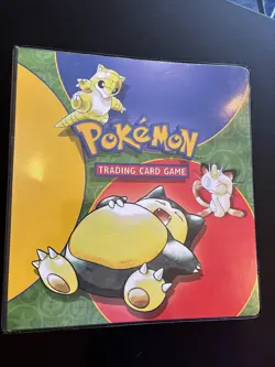 Pokemon TCG 1999 Wizards Of The Coast WOTC Snorlax Pokemon 3-Ring Binder - Image 1