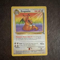 Pokemon Dragonite 4/62 Fossil Unlimited Rare English 1999 WotC HP100 - Image 1