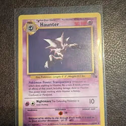 Pokemon Haunter 21/62 Fossil Unlimited Uncommon Regular English 1999 Stage 1 HP… - Image 1