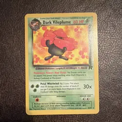 Pokemon Dark Vileplume 30/82 Team Rocket Unlimited Rare English WotC - Image 1