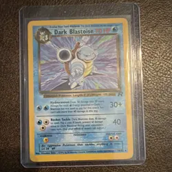 Pokemon Dark Blastoise 3/82 Team Rocket Unlimited Rare English HP70 - Image 1