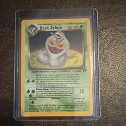 Pokemon Dark Arbok 2/82 Team Rocket Unlimited Holo Rare English HP60 - Image 1