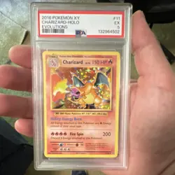 Pokemon 2016 Evolutions Charizard EX Holo 11/108 English PSA 5 - Image 1