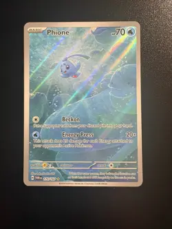 Pokemon TCG Phione 175/167 Sv06: Twilight Masquerade Holo Illustration Rare M/NM - Image 1