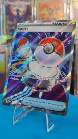 2025 Pokemon TCG Switch 123/94 PFL Full Art Ultra Rare NM - Image 1