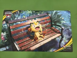 Pokemon tcg regional exclusive Meowth playmat - Image 1