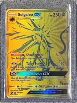 Solgaleo GX SM104A Secret Rare Black Star Promo Sun & Moon Pokemon TCG - Image 1