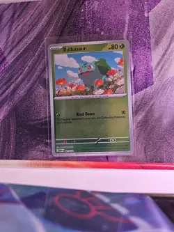 Bulbasaur 001/132 Common Mega Evolution Pokemon Reverse Holo Near Mint - Image 1