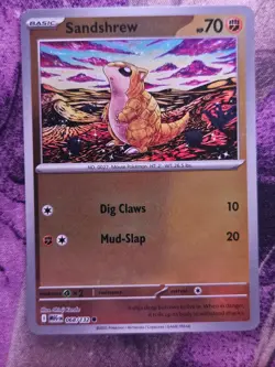Sandshrew 068/132 Common Mega Evolution Pokemon Reverse Holo Near Mint - Image 1