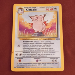 Pokemon TCG Jungle Clefable 17/64 Rare Regular Unlimited 1999 English 70HP - Image 1