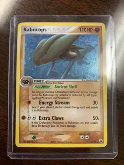 Kabutops 7/92 – Pokemon Card - Holo/ Holographic – RARE - Image 1