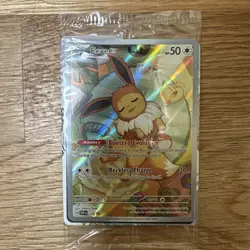 Pokemon Eevee SVP EN 173 Illustration Rare Prismatic Evolutions ETB Promo Sealed - Image 1