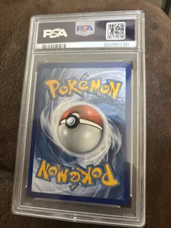 2017 Pokemon Sun and Moon Shining Legends Jirachi Holo Card #42 PSA 9 - Image 2