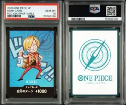PSA 10 Sanji DON!! Card Promo One Piece Japanese Kumamoto Prefecture - Image 3