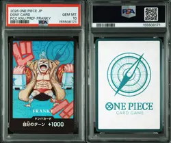 PSA 10 Franky DON!! Card Promo One Piece Japanese Kumamoto Prefecture - Image 3