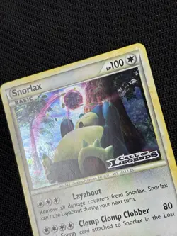 Snorlax (Prerelease) 33/95 Call of Legends 2011 Holo Rare Pokemon Card - Image 3