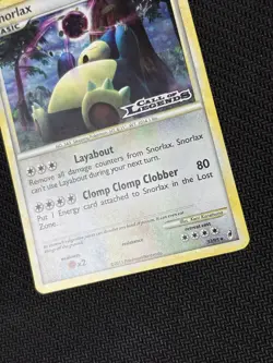 Snorlax (Prerelease) 33/95 Call of Legends 2011 Holo Rare Pokemon Card - Image 4