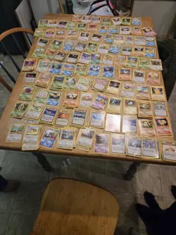 Pokemon TCG Base Set Nintendo Wizards 1999 Pikachu Gastly Card Lot Vintage - Image 1