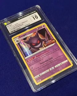 CGC 10 Gengar Prerelease #SWSH241 Lost Origin Promo 2022 Pokemon GEM MINT - Image 2