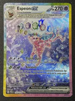 Pokemon Espeon ex 155/122 SIR Prismatic Evolutions Single Card NM/Mint⁠ - Image 1