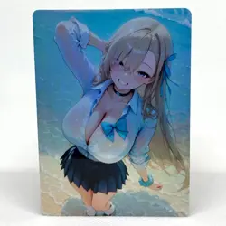 Blue Archive Ichinose Asuna Goddess Anime Waifu ACG Foil Card - Image 1