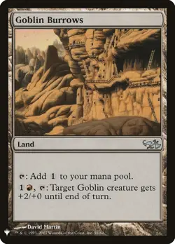 MTG Goblin Burrows ** The List ** English - Image 1