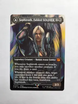 Sephiroth, Fabled SOLDIER (0317) (Borderless) Final Fantasy Regular - Image 4
