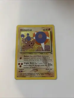 Hitmontop 3/75 Neo Discovery Unlimited Holo Rare Pokemon TCG - Image 1