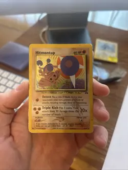 Hitmontop 3/75 Neo Discovery Unlimited Holo Rare Pokemon TCG - Image 3
