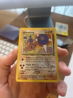 Hitmontop 3/75 Neo Discovery Unlimited Holo Rare Pokemon TCG - Image 4