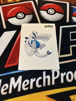 Rare POKEMON EVOLUTIONS STICKER Lugia- FULL ART Low Pop - Image 1