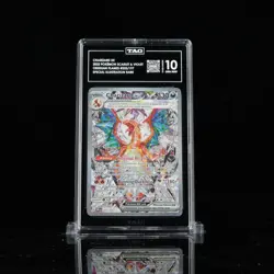 Pokemon Charizard ex 223/197 SV03 Obsidian Flames TAG 10 SIR Holo English - Image 1