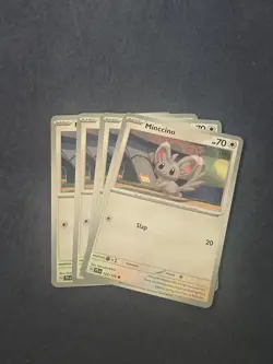 Minccino 125/159 x4 4x Pokemon Journey Together Playset - Image 1