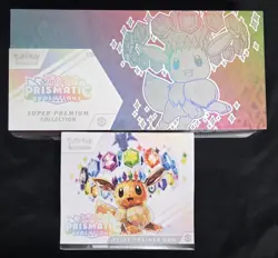 Pokemon Prismatic Evolutions SPC Super Premium Collection + ETB Sealed - Image 1
