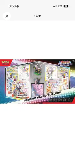 POKEMON Scarlet & Violet Prismatic Evolutions Premium Figure Collection Box - Image 1