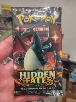 Pokemon TCG Sun & Moon- Hidden Fates Booster Pack Factory Sealed - Image 1