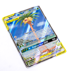 🔥 Pokemon Rowlet & Alolan Exeggutor GX TAG TEAM Full Art Holo 215/236 🔥 - Image 4