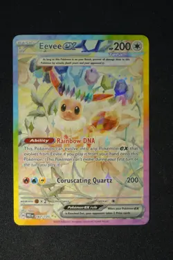 Eevee ex 167/131 Sv: Prismatic Evolutions Holo Pokemon TCG - NM Near Mint - Image 1