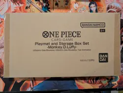 One Piece TCG - Playmat & Storage Box Set - Monkey D. Luffy SEALED - Image 1