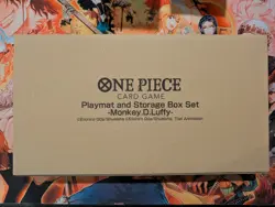 One Piece TCG - Playmat & Storage Box Set - Monkey D. Luffy SEALED - Image 2
