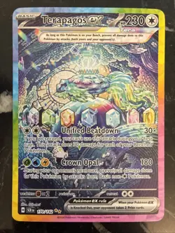 Terapagos ex 170/142 Special Illustration Rare Stellar Crown Pokemon English NM - Image 1