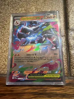 Pokemon TCG Mega Charizard x EX 013/094 Phantasmal Flames Holo - Image 1