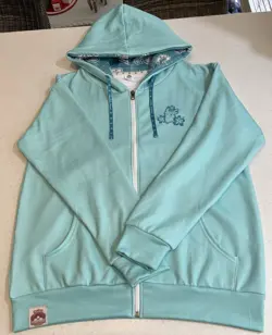 2024 Pokemon World’s Championships Hoodie Teal Adult M Honolulu - Image 1