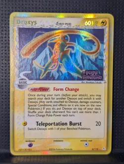 DEOXYS REVERSE HOLO STAMP DELTA SPECIES 6/110 EX HOLON PHANTOMS POKEMON ENG LP+ - Image 2
