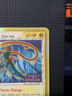DEOXYS REVERSE HOLO STAMP DELTA SPECIES 6/110 EX HOLON PHANTOMS POKEMON ENG LP+ - Image 4