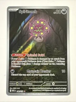 Pokemon Spiritomb 148/132 Me01: Mega Evolution Holo - Image 1