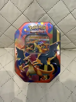 LOT OF 3 - Pokemon TCG Mega Charizard Y EX Metal Tins - Factory Sealed - NEW! - Image 4