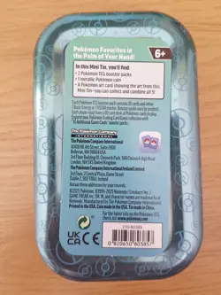Charmander Pokemon Mini Tin (EMPTY) - Image 3